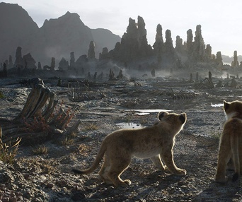 Une scène du film The Lion King
