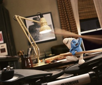 Une scène du film The Smurfs