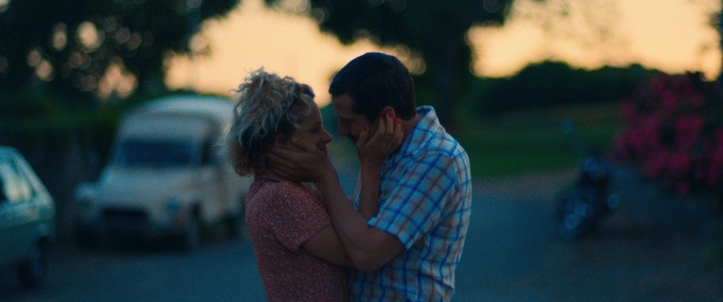 Une scène du film Au nom de la terre
