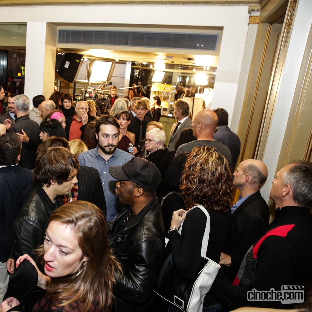 Sur le tapis rouge du film Ville-Marie
