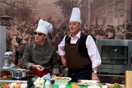 Une scène du film Comme un chef Une scène du film Comme un chef
