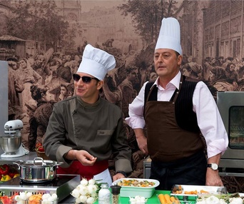 Une scène du film Comme un chef