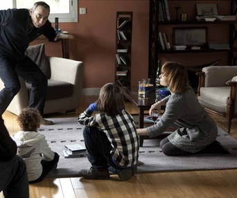 Une scène du film Des vents contraires