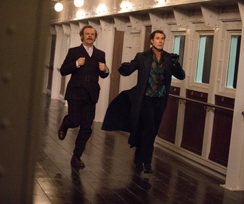 Une scène du film Holmes and Watson