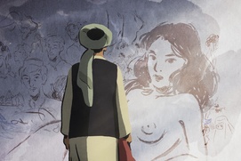 Une scène du film Les hirondelles de Kaboul Une scène du film Les hirondelles de Kaboul