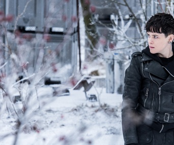 Une scène du film The Girl in the Spider's Web