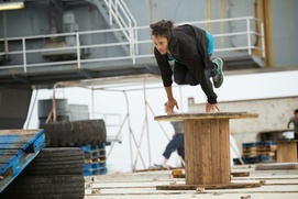 Une scène du film Tracers