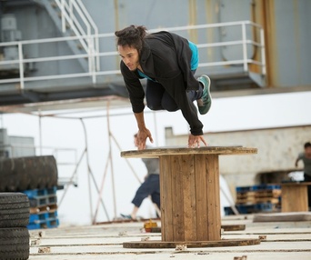 Une scène du film Tracers