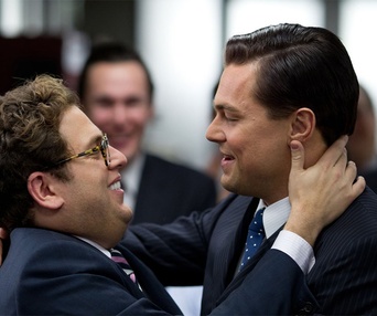 Une scène du film The Wolf of Wall Street
