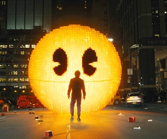 Une scène du film Pixels