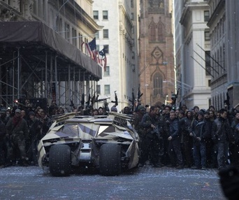 Une scène du film The Dark Knight Rises