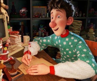 Une scène du film Arthur Christmas