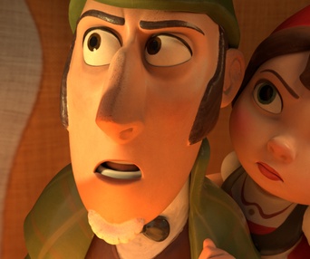 Une scène du film Sherlock Gnomes