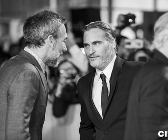 Sur le tapis rouge du film Joker au TIFF 2019