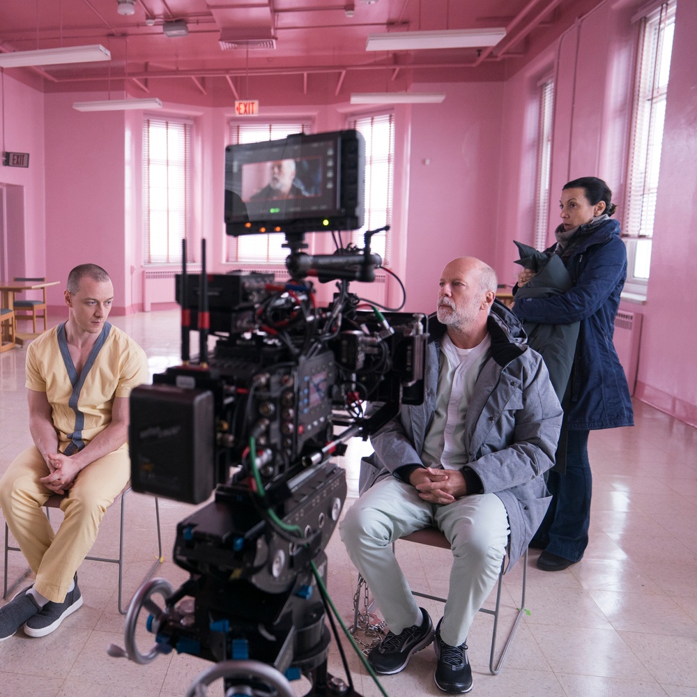 Une scène du film Glass