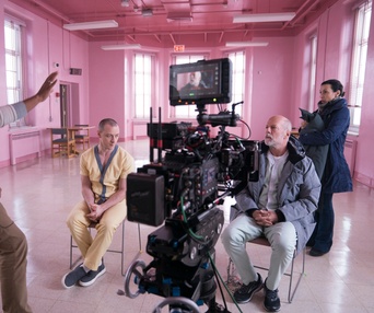 Une scène du film Glass