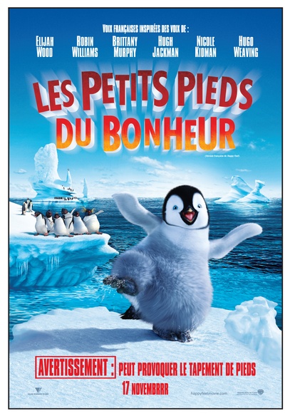 Affiche du film Les petits pieds du bonheur