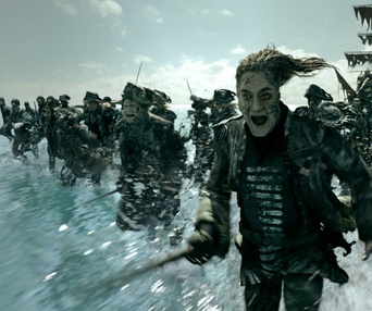 Une scène du film Pirates of the Caribbean: Dead Men Tell No Tales