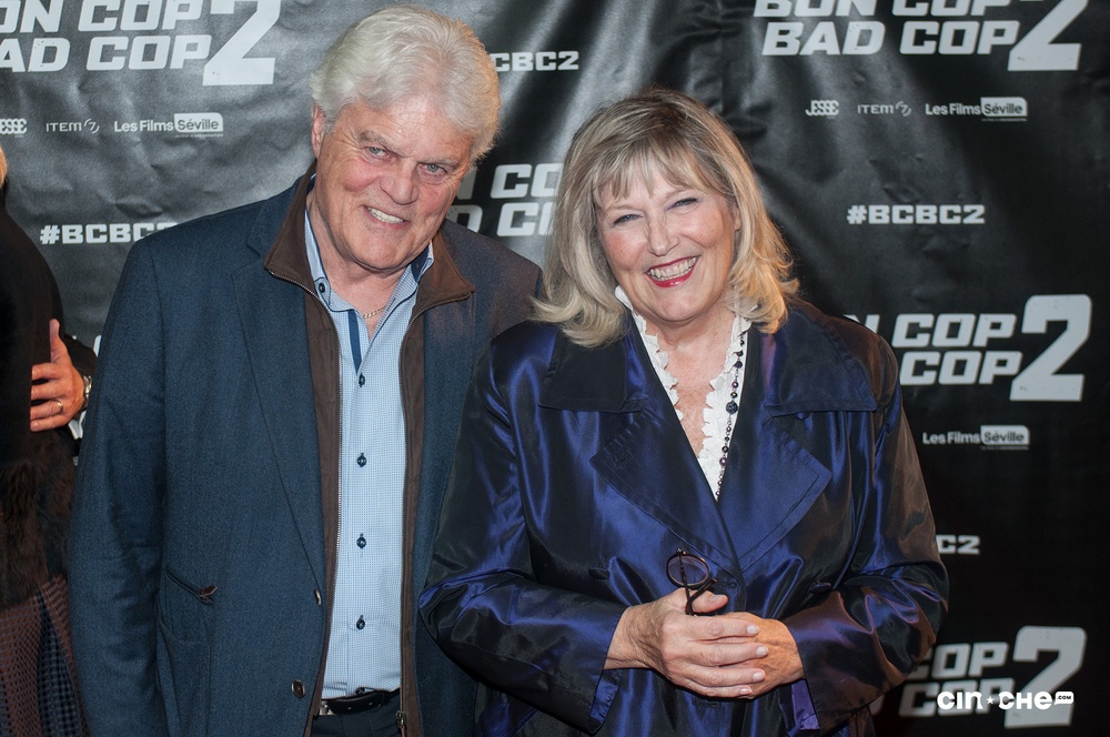 Sur le tapis rouge du film Bon Cop Bad Cop 2