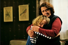 Une scène du film Le hérisson
