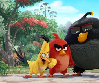 Une scène du film Angry Bird