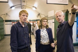 Sur le plateau du film About Time Sur le plateau du film About Time