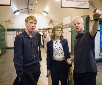 Sur le plateau du film About Time