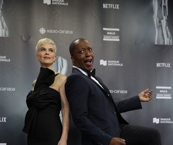 Sur le tapis rouge du Gala Québec Cinéma 2019