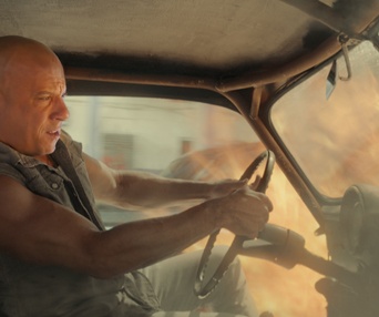 Une scène du film The Fate of the Furious