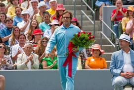 Une scène du film Battle of the Sexes