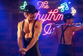 Une scène du film The Merry Gentlemen
