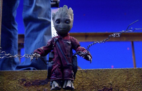 Sur le plateau de Guardians of the Galaxy Vol. 2