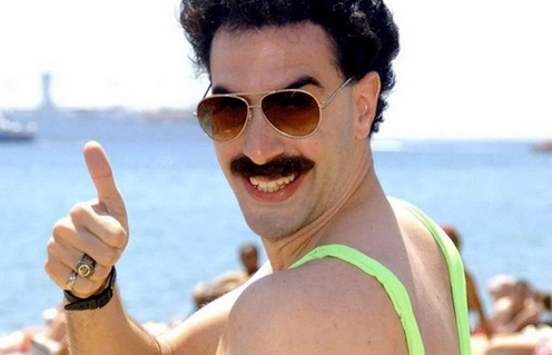 Une scène du film Borat