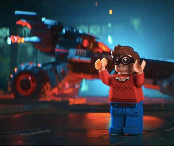 Une scène du film The Lego Batman Movie