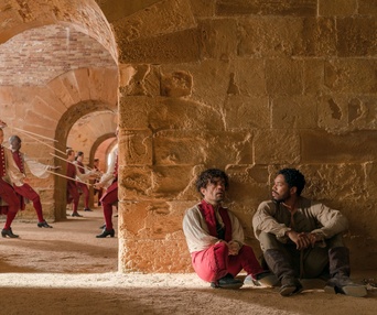 Une scène du film Cyrano