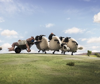 Une scène du film Shaun the Sheep