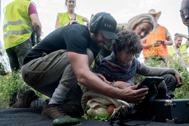 Une scène du film A Quiet Place Part II Une scène du film A Quiet Place Part II