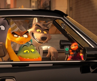 Une scène du film The Bad Guys