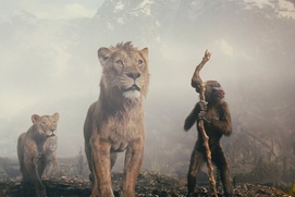 Une scène du film Mufasa: The Lion King