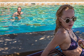 Une scène du film A Bigger Splash