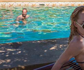 Une scène du film A Bigger Splash