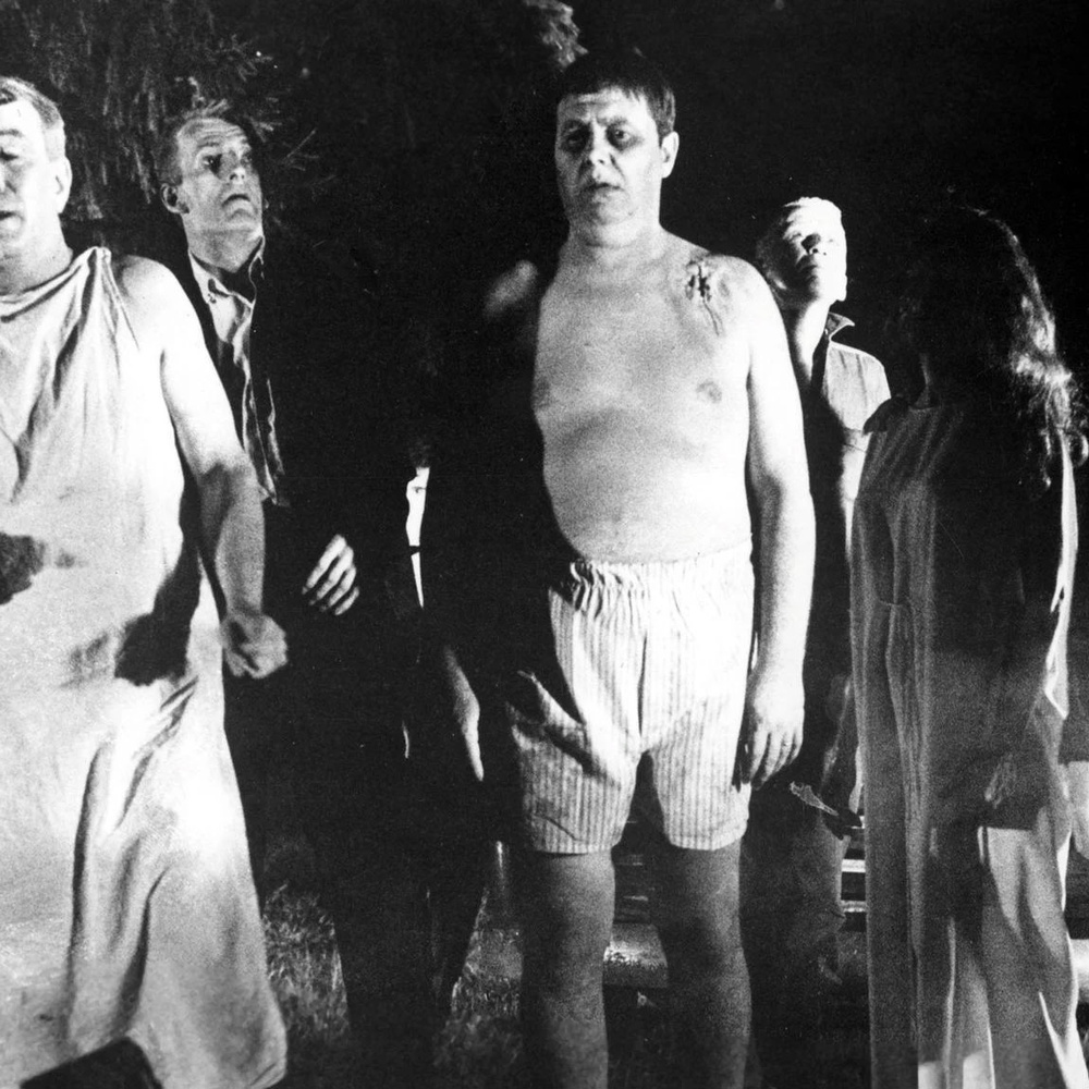 Une scène du film Night of the Living Dead
