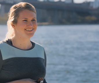 Une scène du film Brittany Run a Marathon