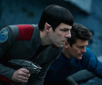 Une scène du film Star Trek Beyond
