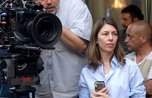 Sofia Coppola sur le plateau de Somewhere