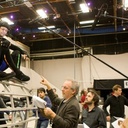 Sur le plateau de The Adventures of Tintin