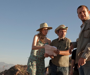 Sur le plateau du film Un plan parfait