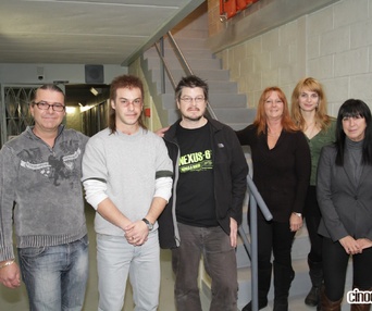 Sur le plateau de L'affaire Dumont