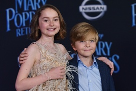 Sur le tapis rouge de Mary Poppins Returns