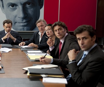 Une scène du film La conquête